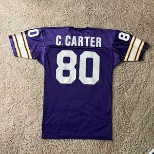 Vintage Minnesota Vikings Chris Carter Champion size 40